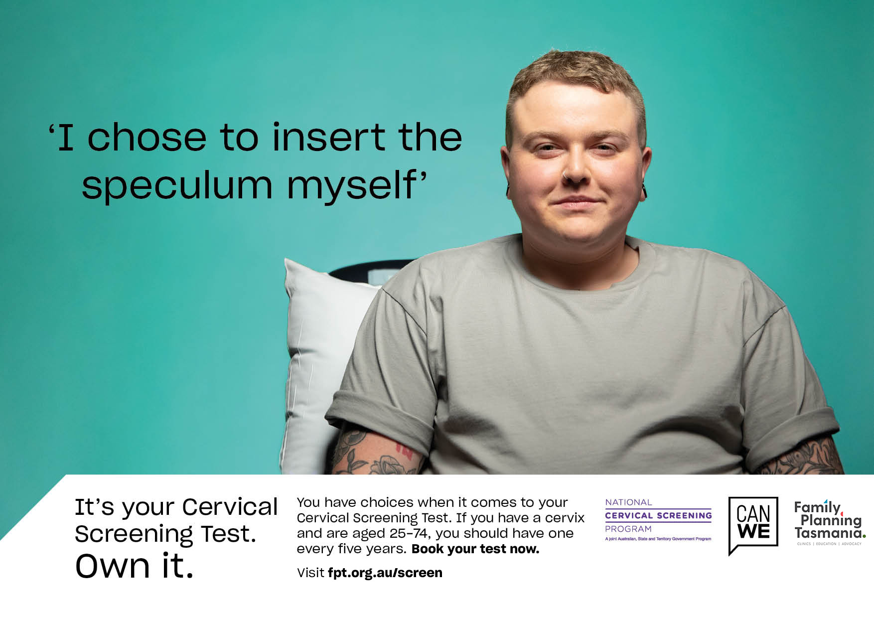 Inclusive and trauma-informed cervical screening at Family Planning Tasmania